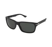 Persol Opaco Nero Rettangolare Polarizzati Sole, 0PO3048S 900058 58mm