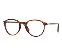 Persol Unisex Persol PO3218V 24 Montature da vista Acetato Tartaruga Trasparente Pantos Normale
