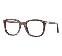 Persol Unisex PO3355V 24 Montature da vista Acetato Tartaruga Trasparente Pillow Normale