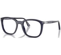 Persol Unisex PO3355V 1217 Montature da vista Acetato Blu Trasparente Pillow Normale