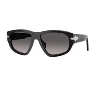 Persol Unisex Persol PO0050S 95/M3 Occhiali da sole Acetato Nero Grigio Geometrica Polarizzata Sfumato