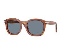Persol Unisex Persol PO0082S 96/56 Occhiali da sole Acetato Marrone Blu Geometrica Normale