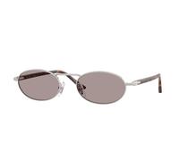 Persol Unisex Persol PO1023S 102153 Occhiali da sole Metallo Argento Viola Squadrata Normale
