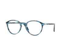 Persol Unisex Persol PO3218V 1234 Montature da vista Acetato Blu Pantos Normale