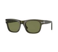Persol Unisex Persol PO3269S 11034E Occhiali da sole Plastica Grigio Verde Squadrata