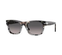 Persol Unisex Persol PO3269S 1159M3 Occhiali da sole Plastica Tartaruga Grigio Squadrata Polarizzata Sfumato