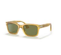 Persol Unisex Persol PO3272S 204/4E Occhiali da sole Acetato Giallo Verde Squadrata Normale