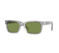 Persol Unisex Persol PO3272S 309/4E Occhiali da sole Acetato Grigio Verde Squadrata Normale