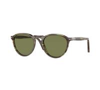 Persol Unisex Persol PO3286S 11564E Occhiali da sole Plastica Marrone/Verde Verde Pantos Normale