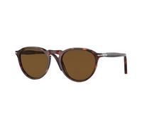Persol Unisex Persol PO3286S 24/57 Occhiali da sole Plastica Havana Marrone Pantos Polarizzata