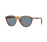 Persol Unisex Persol PO3286S 96/56 Occhiali da sole Acetato Marrone Blu Pantos Normale