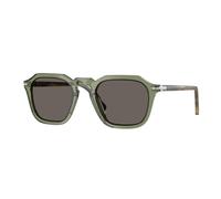 Persol Unisex PO3292S 1226B1 Occhiali da sole Acetato Verde Grigio Squadrata Normale