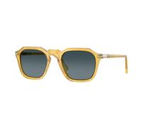 Persol Unisex Persol PO3292S 204/S3 Occhiali da sole Acetato Giallo Squadrata Polarizzata