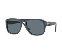 Persol Unisex Persol PO3310S JEAN 11893R Occhiali da sole Acetato Blu Blu Squadrata Polarizzata