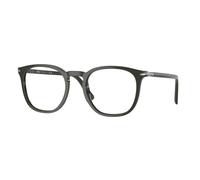 Persol Unisex Persol PO3318V 1188 Montature da vista Acetato Verde Trasparente Pantos Normale