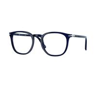Persol Unisex Persol PO3318V 181 Montature da vista Acetato Blu Trasparente Pantos Normale