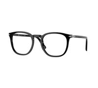 Persol Unisex Persol PO3318V 95 Montature da vista Acetato Nero Trasparente Pantos Normale