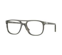 Persol Unisex Persol PO3329V GRETA 1103 Montature da vista Acetato Grigio Trasparente Pilot Normale