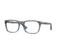 Persol Unisex Persol PO3344V 1205 Montature da vista Acetato Grigio Trasparente Pillow Normale