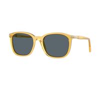Persol Unisex Persol PO3355S 204/R5 Occhiali da sole Acetato Giallo Blu Pillow Normale