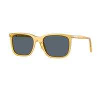Persol Unisex Persol PO3357S RENZO 204/R5 Occhiali da sole Acetato Giallo Blu Squadrata Normale