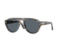 Persol Unisex Persol PO3370S 1222R5 Occhiali da sole Acetato Multi-colore Blu Pilot Normale