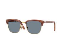 Persol Unisex Persol PO3375S 96/56 Occhiali da sole Acetato Marrone Blu Squadrata Normale