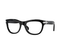 Persol Unisex PO0086V 95 Montature da vista Acetato Nero Trasparente Pillow Normale