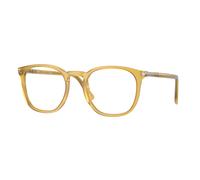 Persol Unisex PO3318V 204 Montature da vista Acetato Giallo Trasparente Pantos Normale