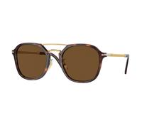 Persol Unisex PO3352S 24/57 Occhiali da sole Acetato Tartaruga Marrone Squadrata Polarizzata