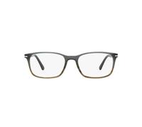 Persol Uomo Persol PO3189V 1012 Montature da vista Acetato Grigio Trasparente Squadrata Normale
