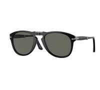 Persol Uomo Persol PO0714 FOLDING 95/58 Occhiali da sole Acetato Nero Verde Pilot Polarizzata