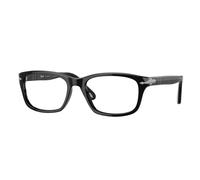 Persol Uomo Persol PO3012V 95 Montature da vista Acetato Nero Squadrata