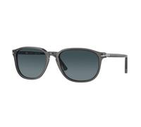 Persol Uomo Persol PO3019S 1196S3 Occhiali da sole Acetato Grigio Blu Squadrata Polarizzata