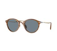 Persol Uomo Persol PO3166S 960/56 Occhiali da sole Plastica Havana Blu Pantos Normale