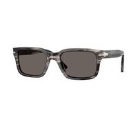 Persol Uomo Persol PO3272S 1238B1 Occhiali da sole Acetato Grigio Grigio Squadrata Normale