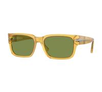 Persol Uomo Persol PO3315S 204/4E Occhiali da sole Acetato Giallo Verde Squadrata Normale