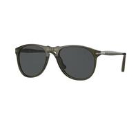 Persol Uomo Persol PO9649S 1103B1 Occhiali da sole Plastica Grigio Grigio Pilot