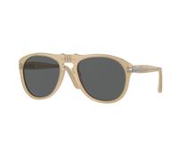 Persol Uomo PO0649 1169B1 Occhiali da sole Acetato Marrone Grigio Pilot Normale