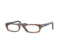 Persol Uomo PO2886V 1134 Montature da vista Acetato Tartaruga Trasparente Squadrata Normale