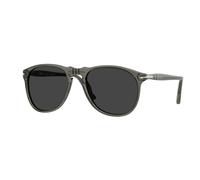 Persol Uomo PO9649S 110348 Occhiali da sole Acetato Grigio Grigio Pilot Polarizzata