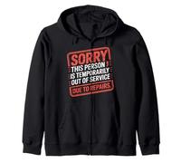 Person Temporarily out of Service for Repairs - Felpa con Cappuccio