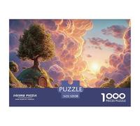 Person Walking on The Road 1000 Pezzi Taglio Preciso Puzzle Sunset Cloudscape Divertente Jigsaw Educativo Per Amici 52x38cm/1000pcs