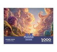 Person Walking on The Road 1000 Piece Carta Premium Puzzle Sunset Cloudscape Stimolante Jigsaw Regalo Arredo Per Adulti 52x38cm/1000pcs