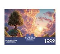Person Walking on The Road 1000 Pz Carta Premium Puzzle Sunset Cloudscape Antistress Jigsaw Arredo Per Amici 38x26cm/1000pcs
