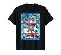 Persona 3 Reload Eyes Character Close-Up Panels Video Game Maglietta