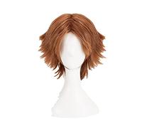 Persona 4The Animation Yosuke Hanamura Cosplay Wigs Short Brown Heat Resistant Synthetic Hair Wig + Wig Cap