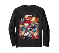 Persona 5 Royal Character Collage Box Art Video Game Maglia a Manica