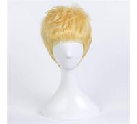 Persona 5 Ryuji Sakamoto Parrucche Cosplay Corti dorati Resistenti al calore Capelli sintetici Festa di Halloween Costume Giochi di ruolo Parrucca Perucas KUJ6766