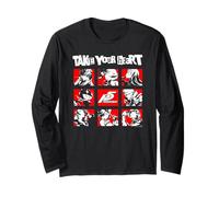 Persona 5 Take Your Heart Character Grid Rpg Video Game Maglia a Manica